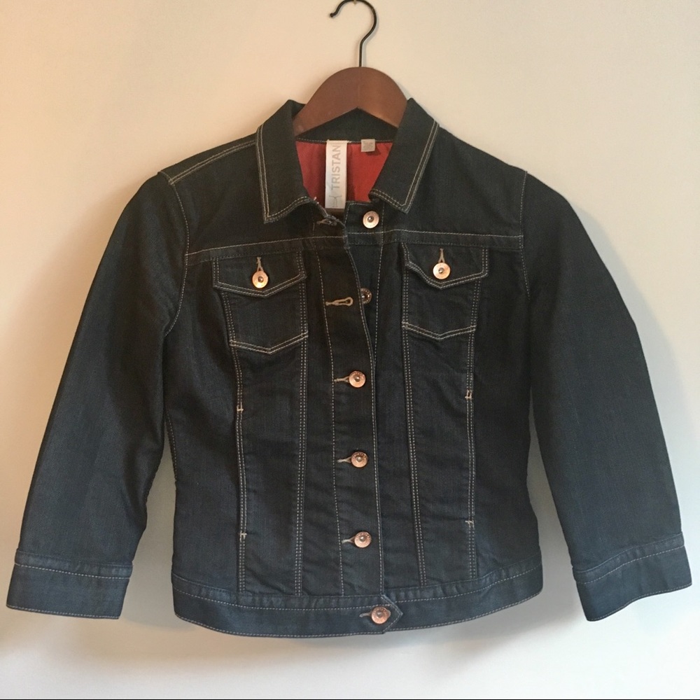 Tristan Cropped Jean Jacket